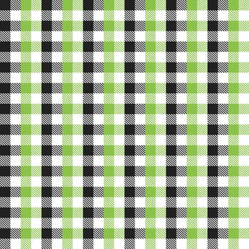 Light green and black plaid pattern with oblique line inside background. plaid pattern background. plaid background. Seamless pattern. for backdrop, decoration, gingham tablecloth, blanket. vector