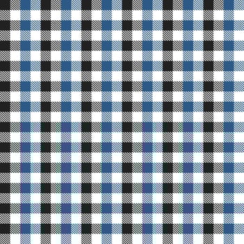 Navy blue and black plaid pattern with oblique line inside background. plaid pattern background. plaid background. Seamless pattern. for backdrop, decoration, gift wrapping, tablecloth, blanket. vector