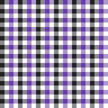 Purple and black plaid pattern with oblique line inside background. plaid pattern background. plaid background. Seamless pattern. for backdrop, decoration, gift wrapping, gingham tablecloth, blanket. vector