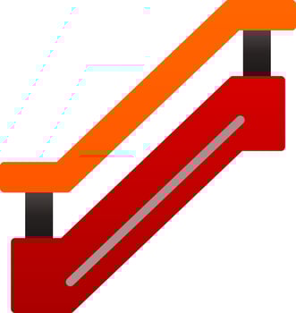 Escalator Vector Icon Design
