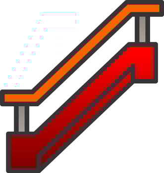Escalator Vector Icon Design