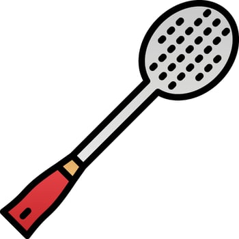 Slotted spoon Vector Icon Design