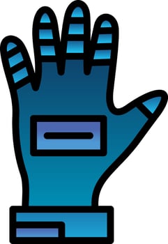 Racing glove Vector Icon Design