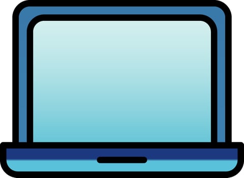 Laptop Vector Icon Design