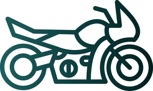 Motorbike Vector Icon Design