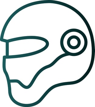 Helmet Vector Icon Design