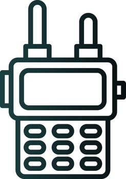 Walkie talkie Vector Icon Design