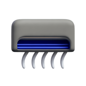 Air Conditioner Home AI Generative png