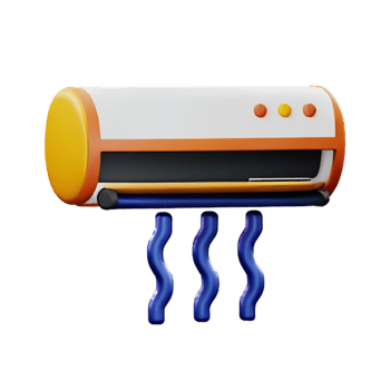 Air Conditioner Home AI Generative png