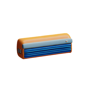 Air Conditioner Home AI Generative png