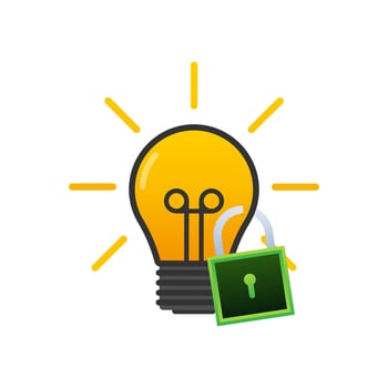 Copyright, trademark. Intellectual property sign, label. Vector stock illustration.