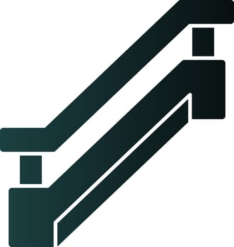 Escalator Vector Icon Design