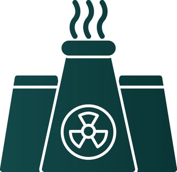 Nuclear energy Vector Icon Design