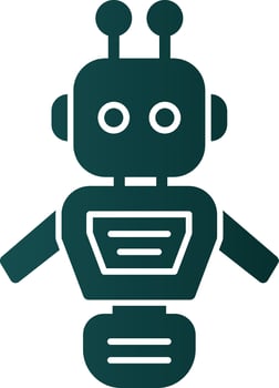 Robot Vector Icon Design