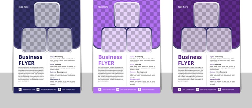 Modern Business Flyer Template Free Vector