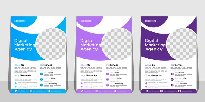 Modern Business Flyer Template Pro Vector