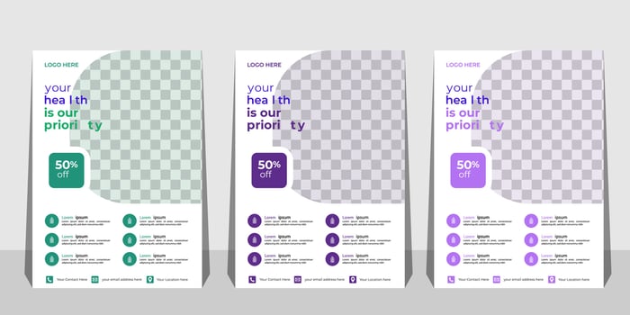 Modern Business Flyer Template Free Vector