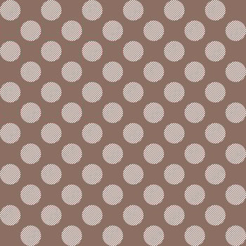 White dot pattern with oblique line on brown background. Polkadot. Dot background. Seamless pattern. for backdrop, decoration, Gift wrapping vector