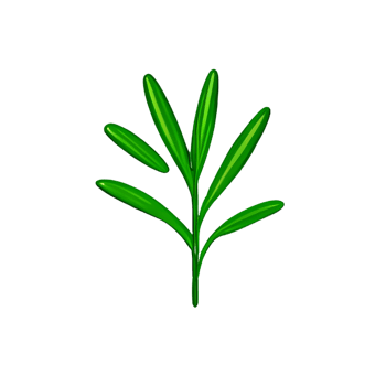 herbs 3d rendering icon illustration png