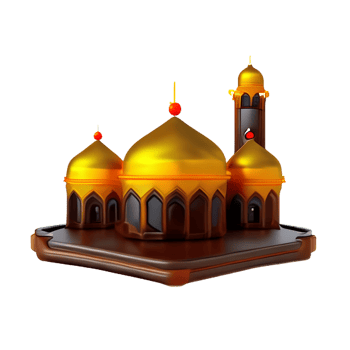 karbala 3d rendering icon illustration png