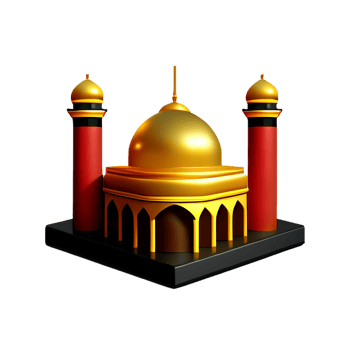 karbala 3d rendering icon illustration png