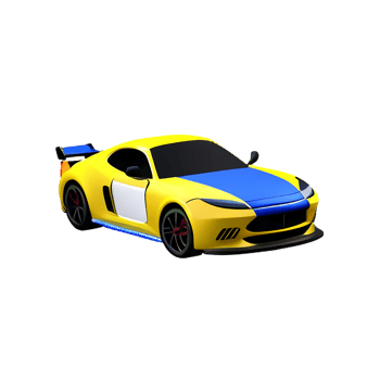 race car 3d rendering icon illustration png