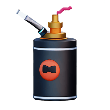 vape 3d rendering icon illustration png