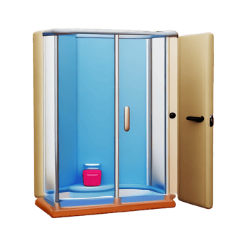 bathroom 3d rendering icon illustration png