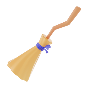 Halloween Broom Flying png