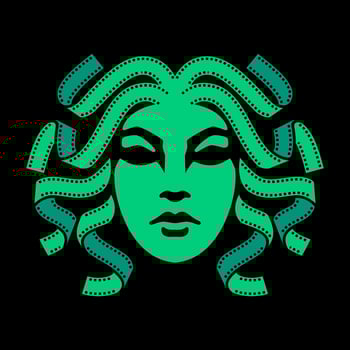 MEDUSA FILM TEMPLATE LOGO DESIGN vector