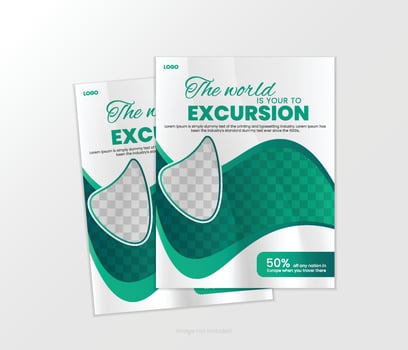 Minimalist Furniture Flyer Layout vector