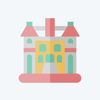 Icon Hanoi. related to Capital symbol. flat style. simple design editable. simple illustration vector