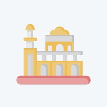 Icon Manila. related to Capital symbol. flat style. simple design editable. simple illustration vector