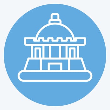 Icon Tashkent. related to Capital symbol. blue eyes style. simple design editable. simple illustration vector