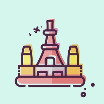 Icon Tokyo. related to Capital symbol. MBE style. simple design editable. simple illustration vector