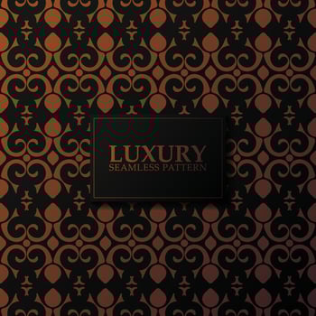 luxury dark seamless pattern background vector