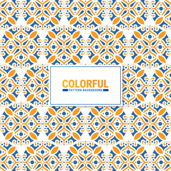 Colorful abstract geometric pattern design vector