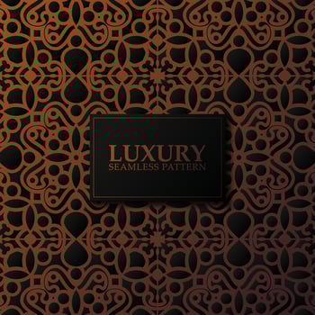 luxury dark seamless pattern background vector