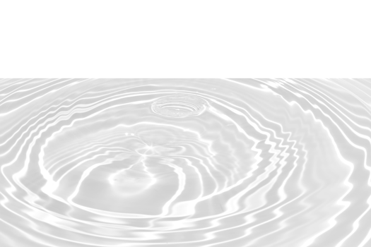 Defocus blurred transparent blue colored clear calm water surface texture with splashes reflection. Trendy abstract nature background. Water waves in sunlight with copy space. Blue watercolor shine. png
