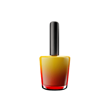 nail polish 3d rendering icon illustration png