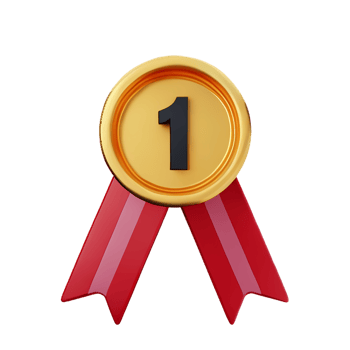 gold medal 3d rendering icon illustration png