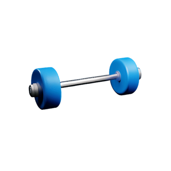 Dumbbell Fit Gym AI Generative png