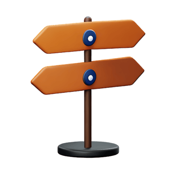 wood sign 3d rendering icon illustration png