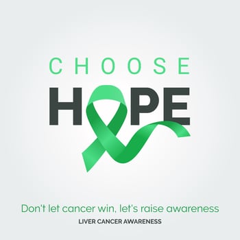 Empower Hope. Raise Awareness. Liver Health Drive vector