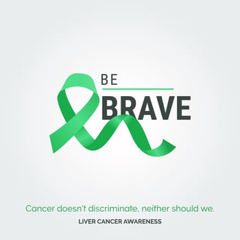 Triumph Over Liver Challenges. Awareness Posters vector