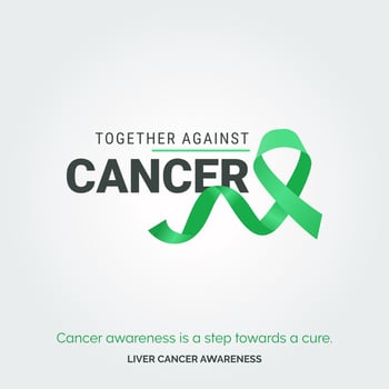Artistry for a Cause. Liver Cancer Awareness vector