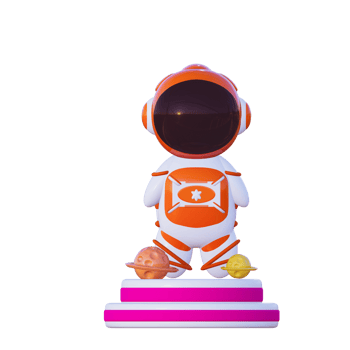 cute astronaut 3d png