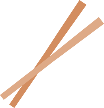 Wooden chopsticks noodle or ramen icon png