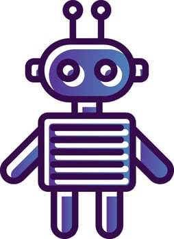 Robot Vector Icon Design