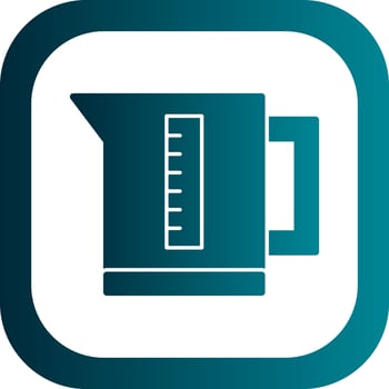 Measuring jug Vector Icon Design